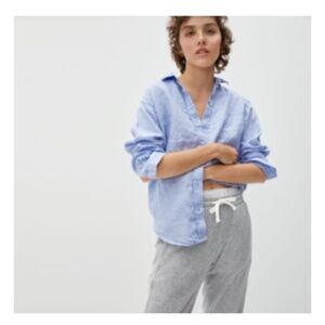 Everlane The Lightweight French Terry Jogger (Small) in Gray
